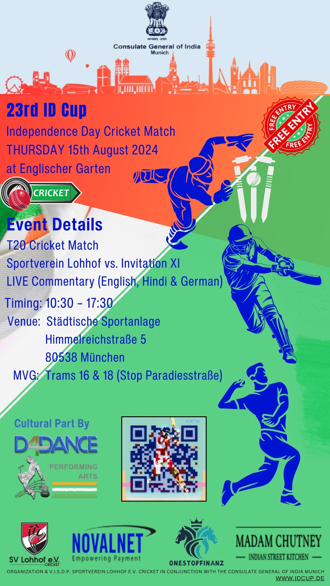 Official invitation poster of the 23rd ID Cup 2024